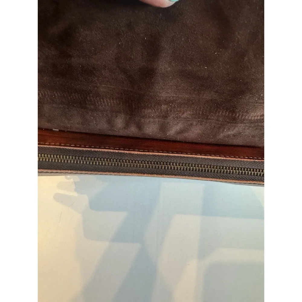 Hand Dyed Rustic Genuine Leather Wristlet Clutch Distressed Artisan Boho Purse